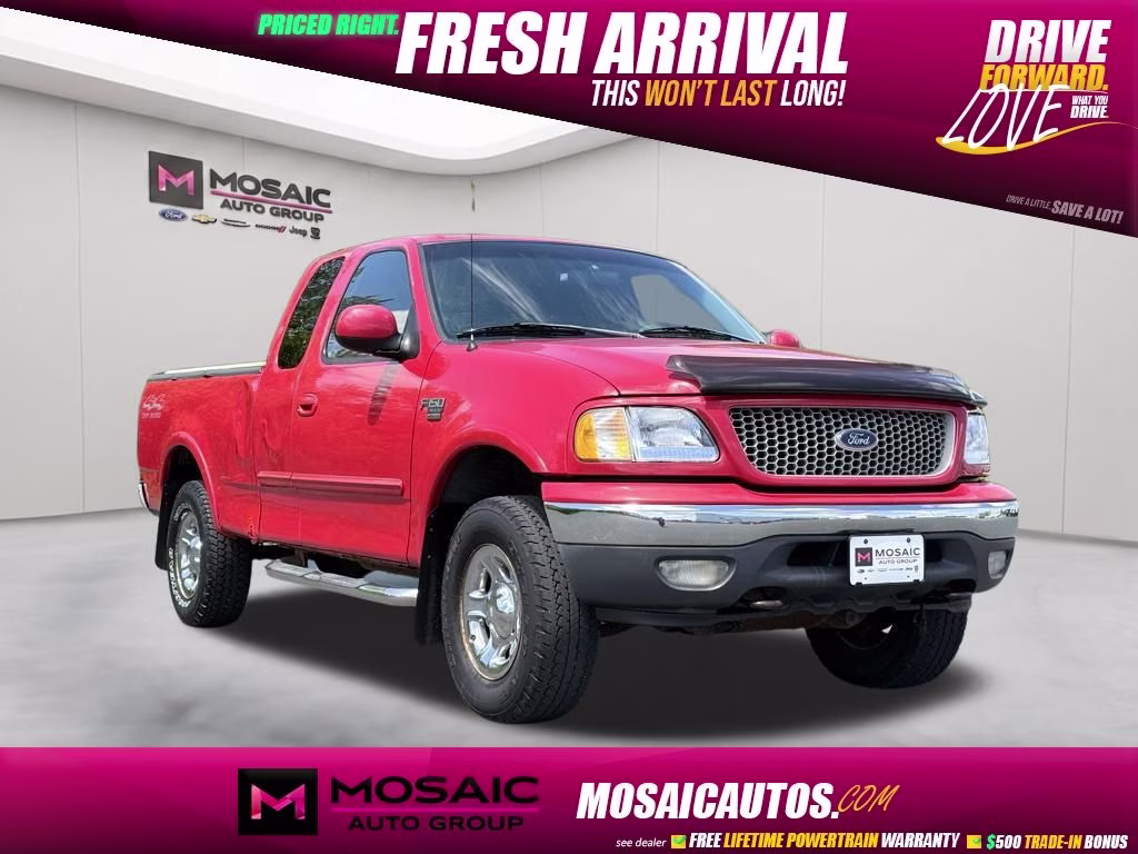 1999 Bright Red Clearcoat Ford F-150 XL 4X4 Truck