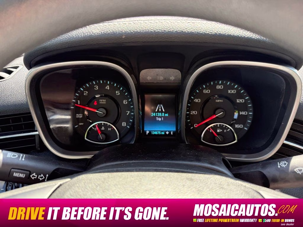 2015 Ashen Gray Metallic Chevrolet Malibu LT 1LT FWD Sedan