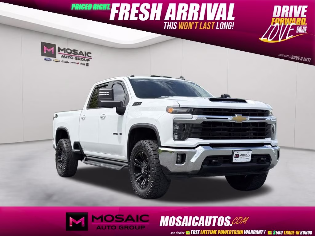 2024 Summit White Chevrolet Silverado 2500HD LT 4X4 Truck