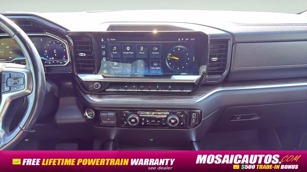 2023 Summit White Chevrolet Silverado 1500 LT 4X4 Truck