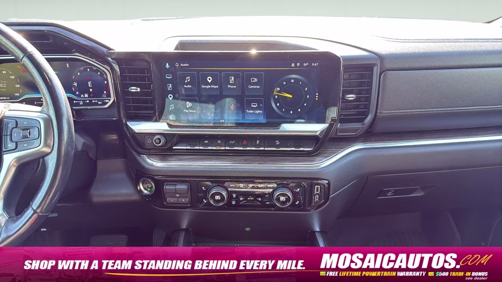 2023 Summit White Chevrolet Silverado 1500 LT 4X4 Truck