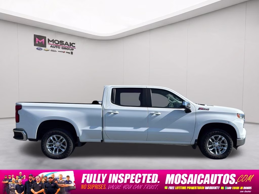 2023 Summit White Chevrolet Silverado 1500 LT 4X4 Truck
