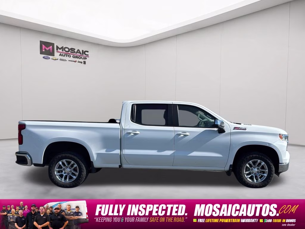 2023 Summit White Chevrolet Silverado 1500 LT 4X4 Truck