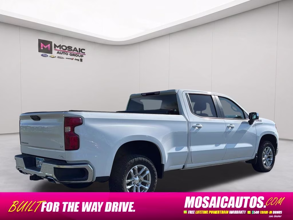 2023 Summit White Chevrolet Silverado 1500 LT 4X4 Truck