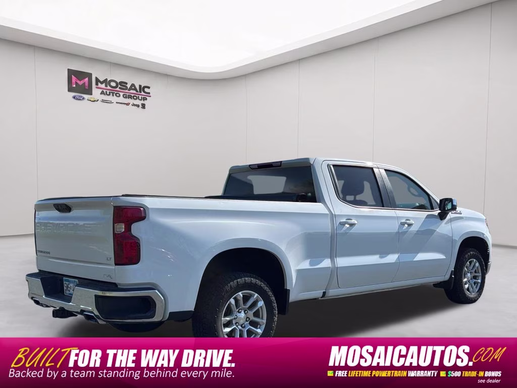 2023 Summit White Chevrolet Silverado 1500 LT 4X4 Truck