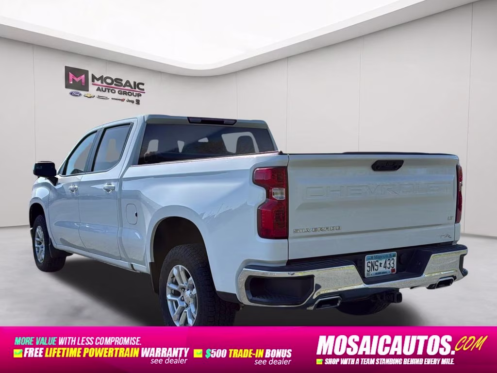 2023 Summit White Chevrolet Silverado 1500 LT 4X4 Truck