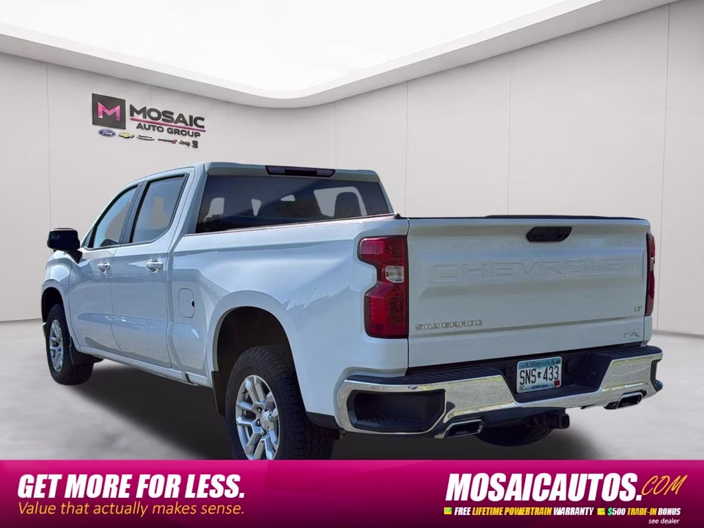 2023 Summit White Chevrolet Silverado 1500 LT 4X4 Truck