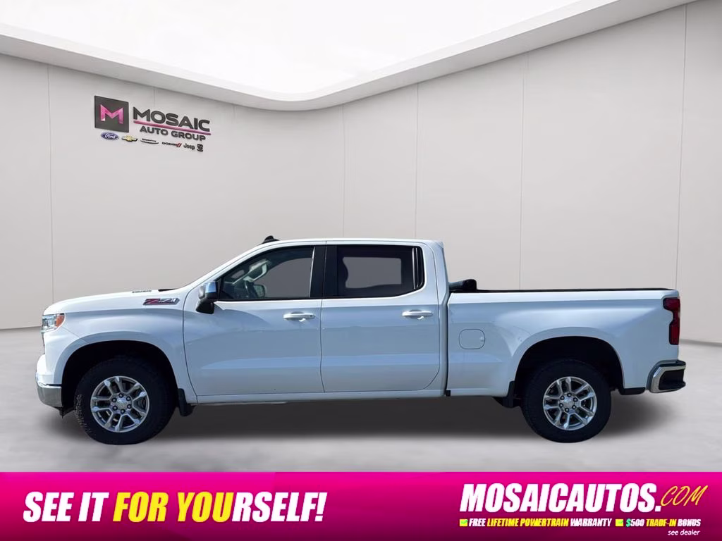 2023 Summit White Chevrolet Silverado 1500 LT 4X4 Truck