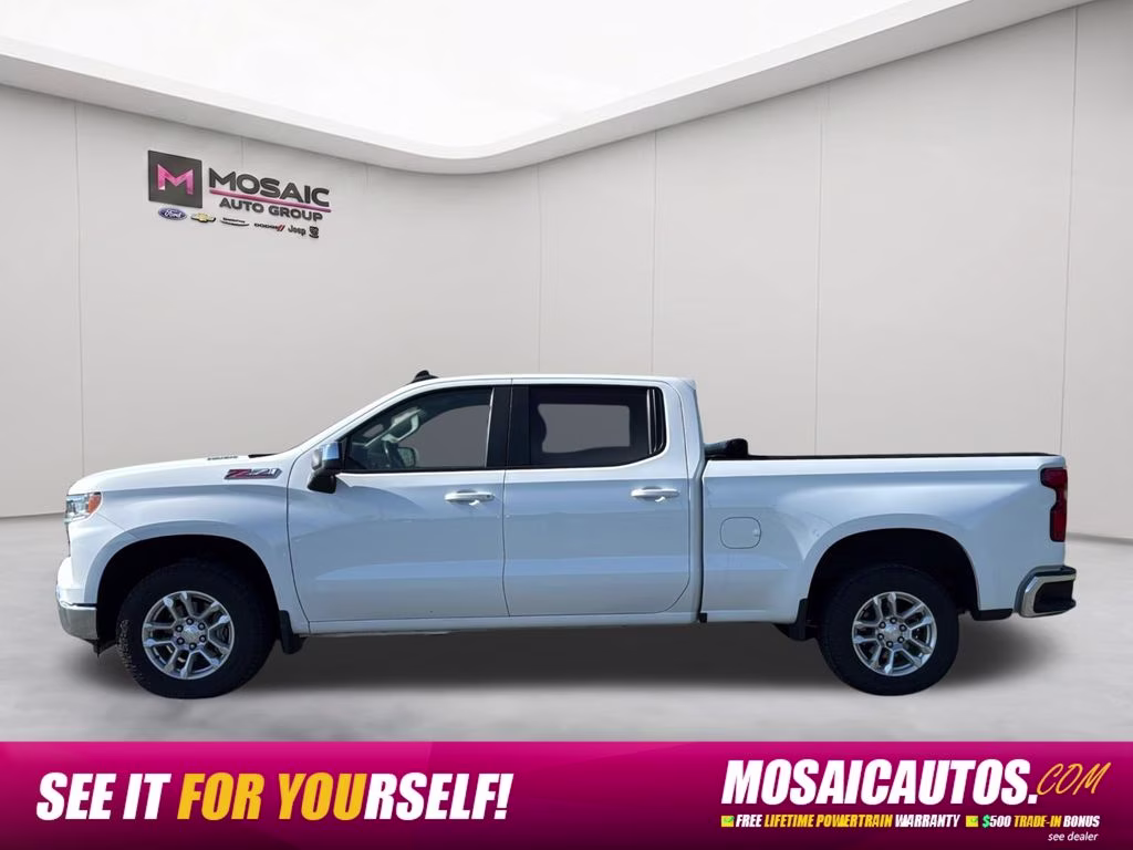 2023 Summit White Chevrolet Silverado 1500 LT 4X4 Truck