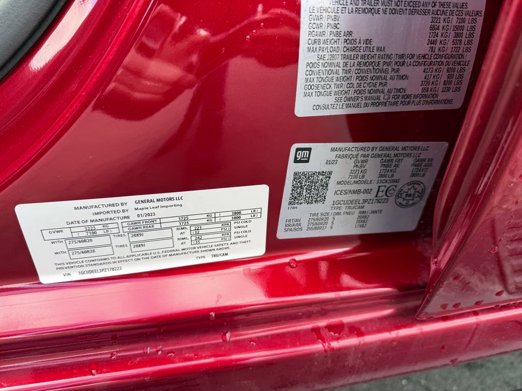 2023 Radiant Red Chevrolet Silverado 1500 RST 4X4 Truck