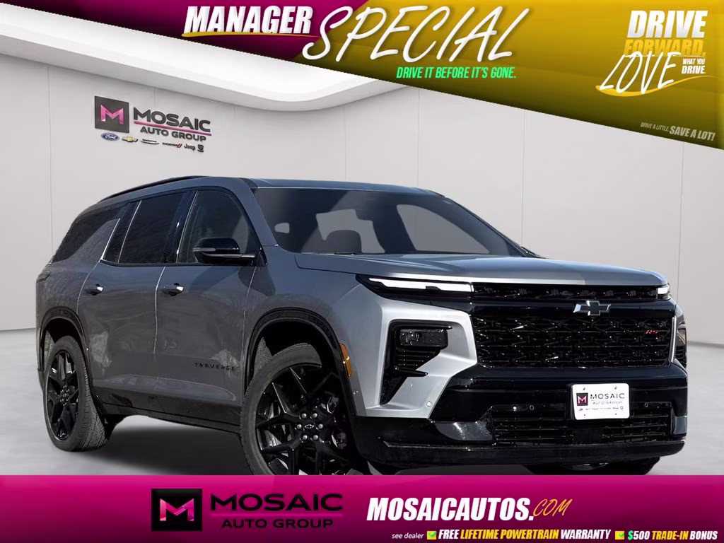 2025 Gray Chevrolet Traverse RS AWD SUV