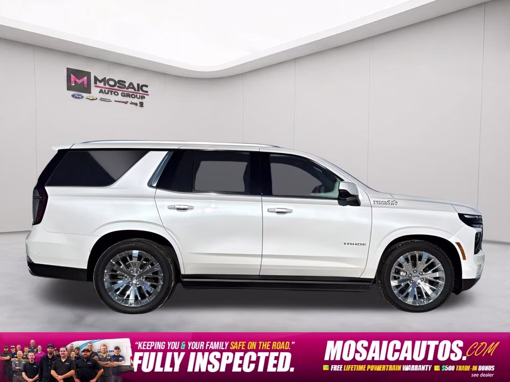 2025 Iridescent Pearl Tricoat Chevrolet Tahoe High Country AWD 4X4 SUV