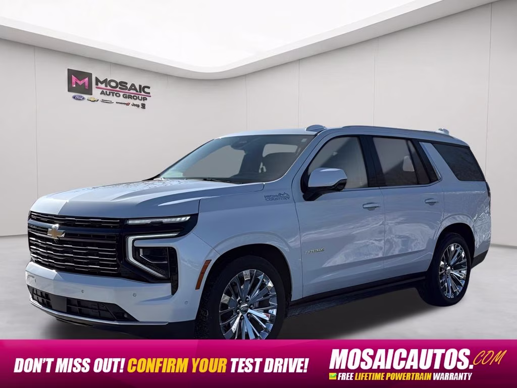 2025 Iridescent Pearl Tricoat Chevrolet Tahoe High Country AWD 4X4 SUV