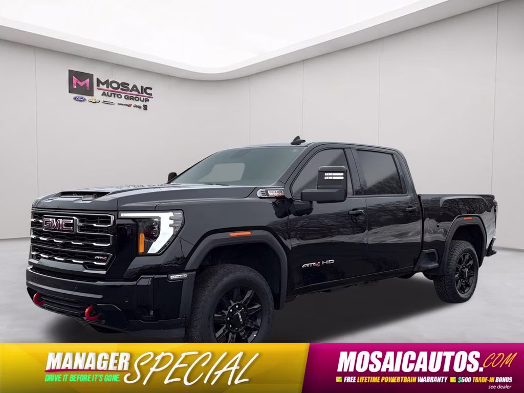 2025 Onyx Black GMC Sierra 2500HD AT4 4X4 Truck