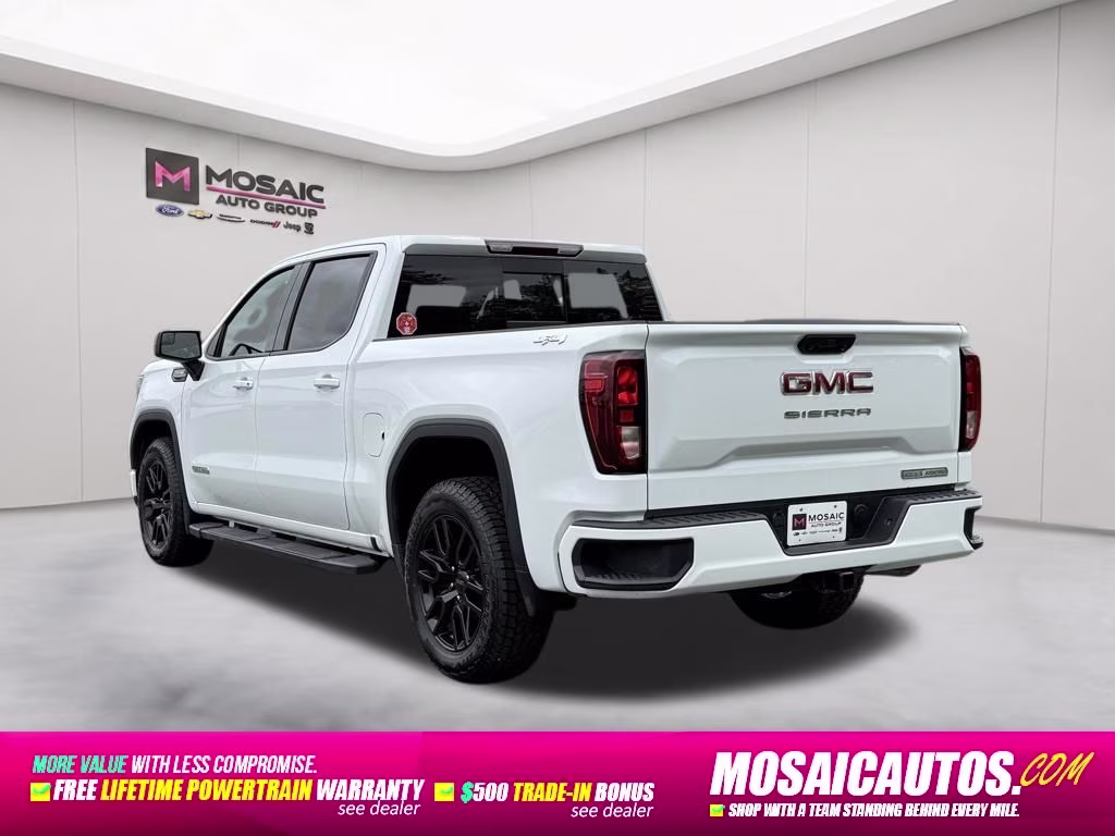 2025 White GMC Sierra 1500 Elevation 4X4 Truck
