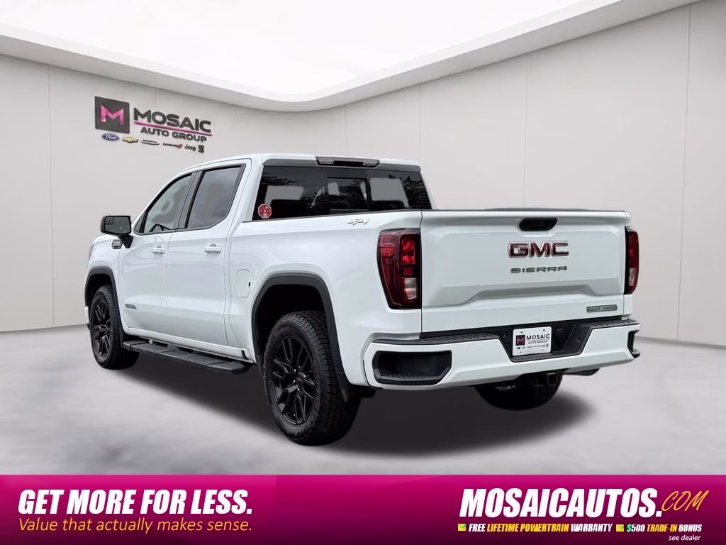 2025 White GMC Sierra 1500 Elevation 4X4 Truck