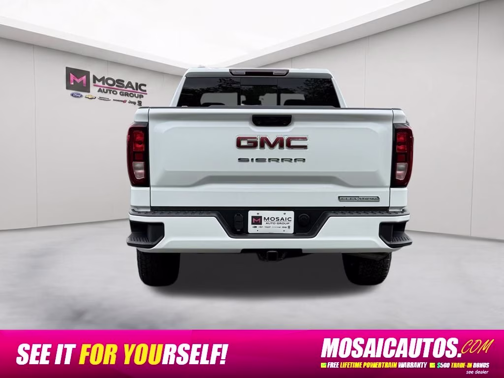 2025 White GMC Sierra 1500 Elevation 4X4 Truck