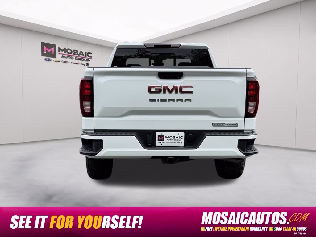 2025 White GMC Sierra 1500 Elevation 4X4 Truck