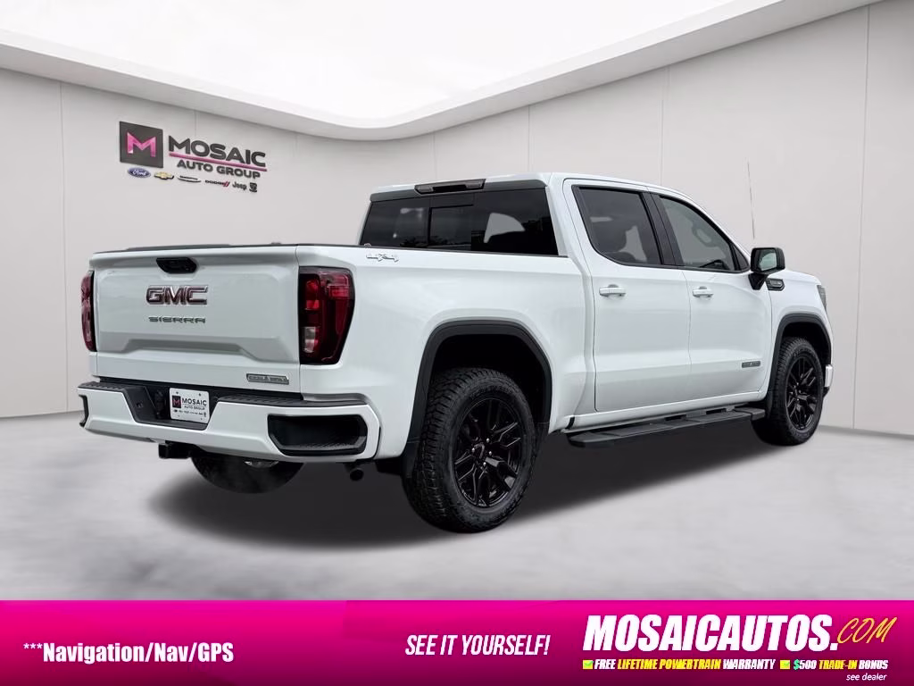 2025 White GMC Sierra 1500 Elevation 4X4 Truck