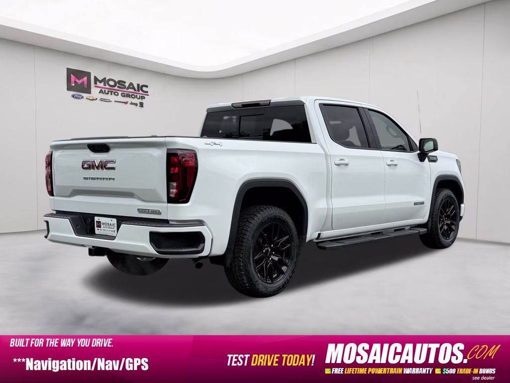 2025 White GMC Sierra 1500 Elevation 4X4 Truck