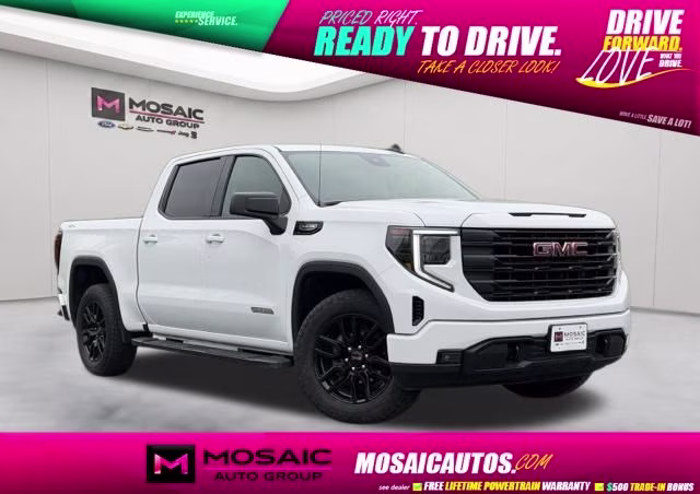 2025 White GMC Sierra 1500 Elevation 4X4 Truck