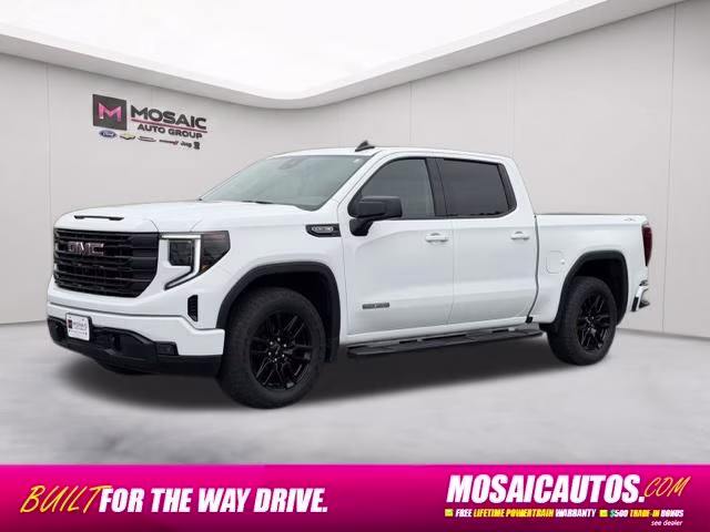 2025 White GMC Sierra 1500 Elevation 4X4 Truck