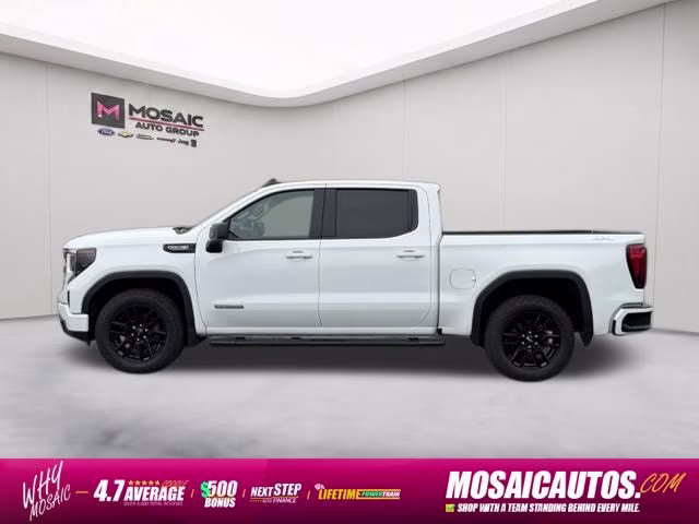 2025 White GMC Sierra 1500 Elevation 4X4 Truck