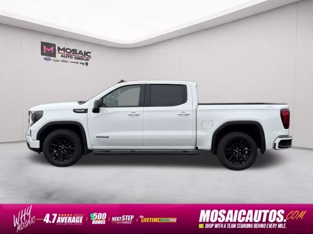 2025 White GMC Sierra 1500 Elevation 4X4 Truck