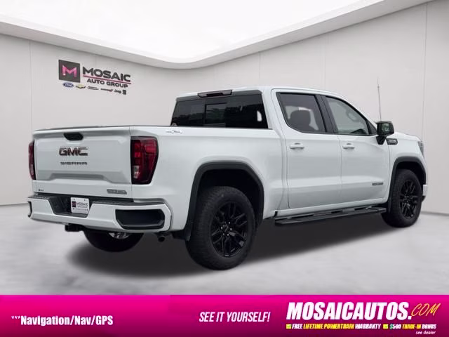 2025 White GMC Sierra 1500 Elevation 4X4 Truck