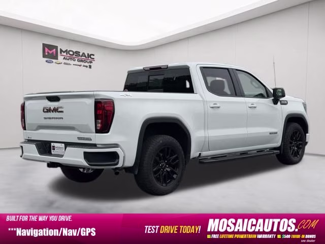 2025 White GMC Sierra 1500 Elevation 4X4 Truck