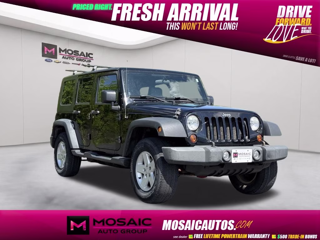 2009 Black Clearcoat Jeep Wrangler Unlimited X 4X4 SUV