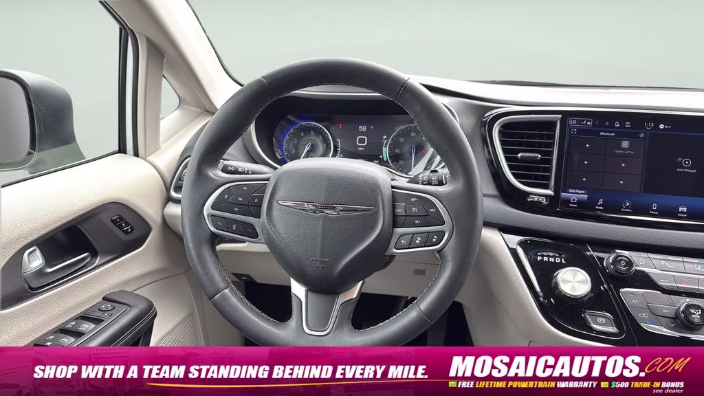 2023 Bright White Clearcoat Chrysler Pacifica Touring L FWD Van