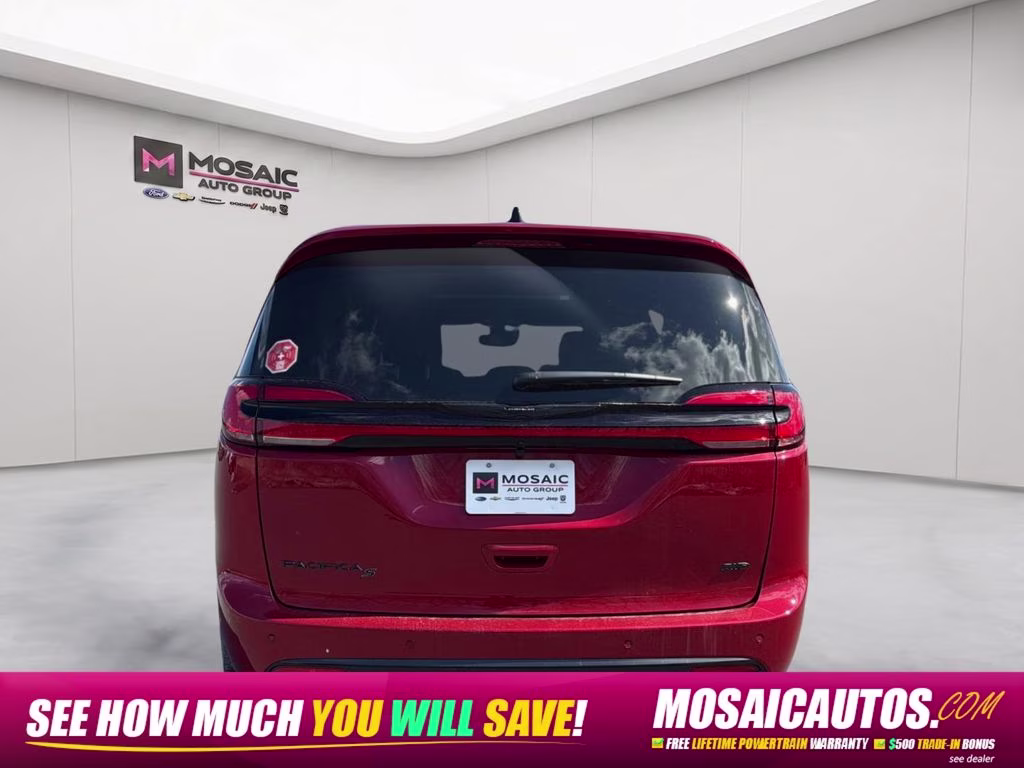 2026 Red Hot Pearlcoat Chrysler Pacifica Select AWD Van