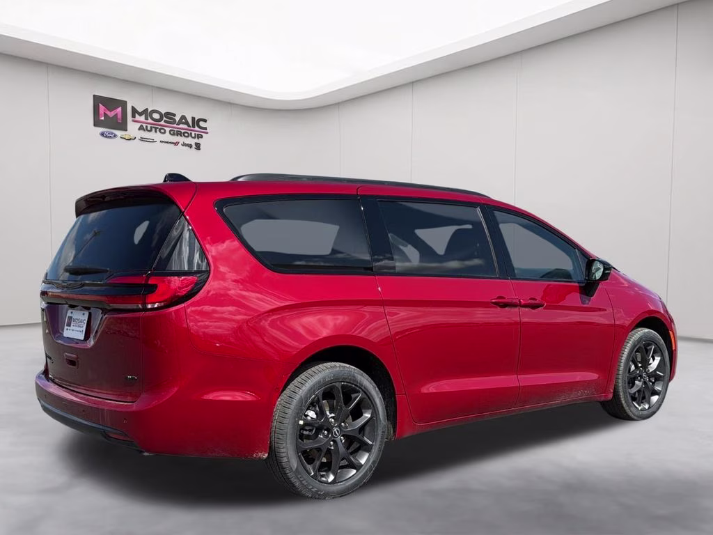 2026 Red Hot Pearlcoat Chrysler Pacifica Select AWD Van
