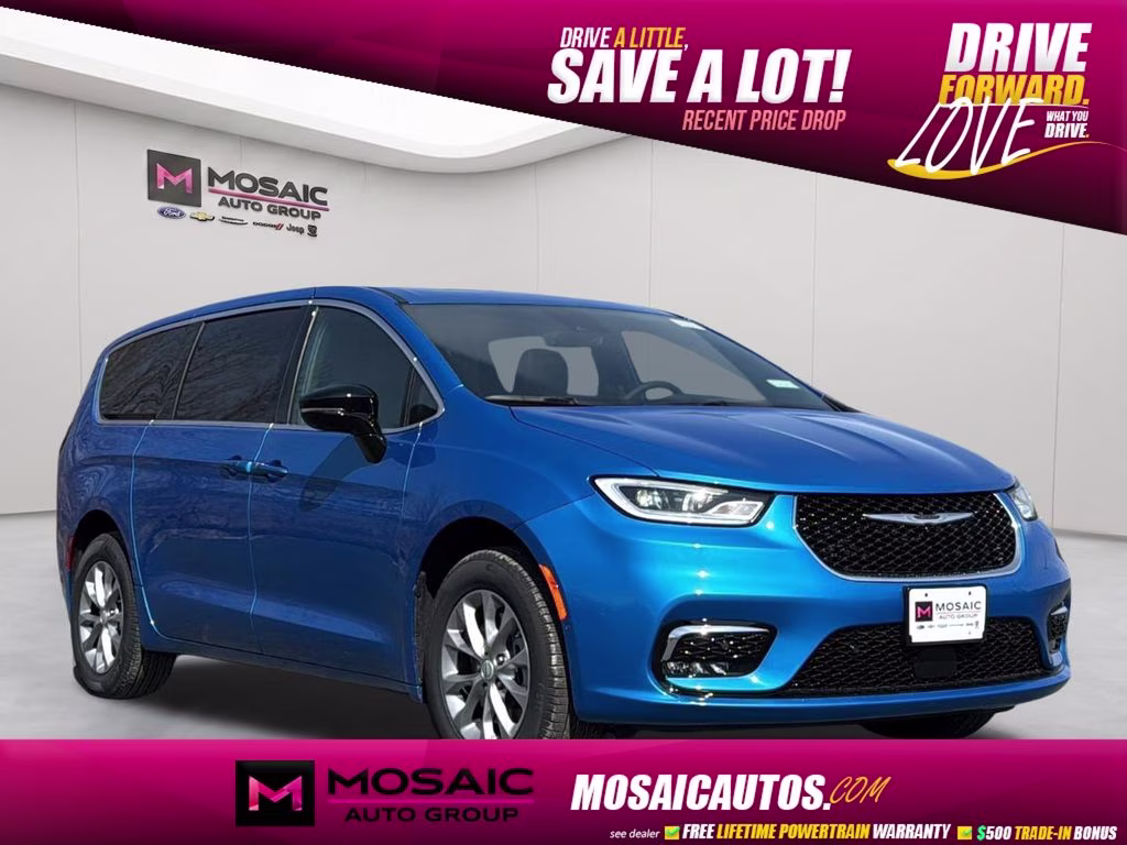 2026 Hydro Blue Pearlcoat Chrysler Pacifica Select AWD Van