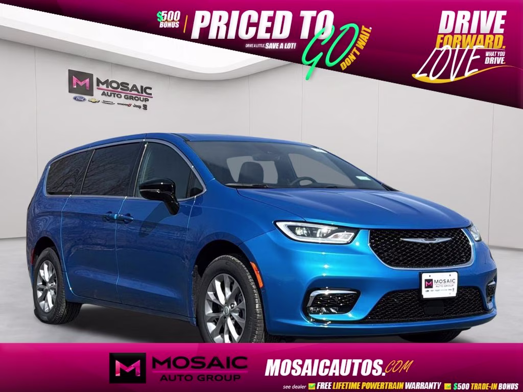 2026 Hydro Blue Pearlcoat Chrysler Pacifica Select AWD Van