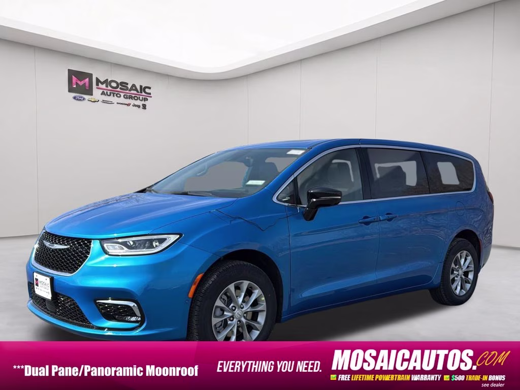 2026 Hydro Blue Pearlcoat Chrysler Pacifica Select AWD Van