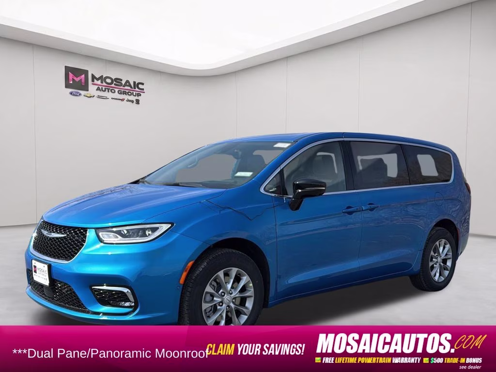 2026 Hydro Blue Pearlcoat Chrysler Pacifica Select AWD Van