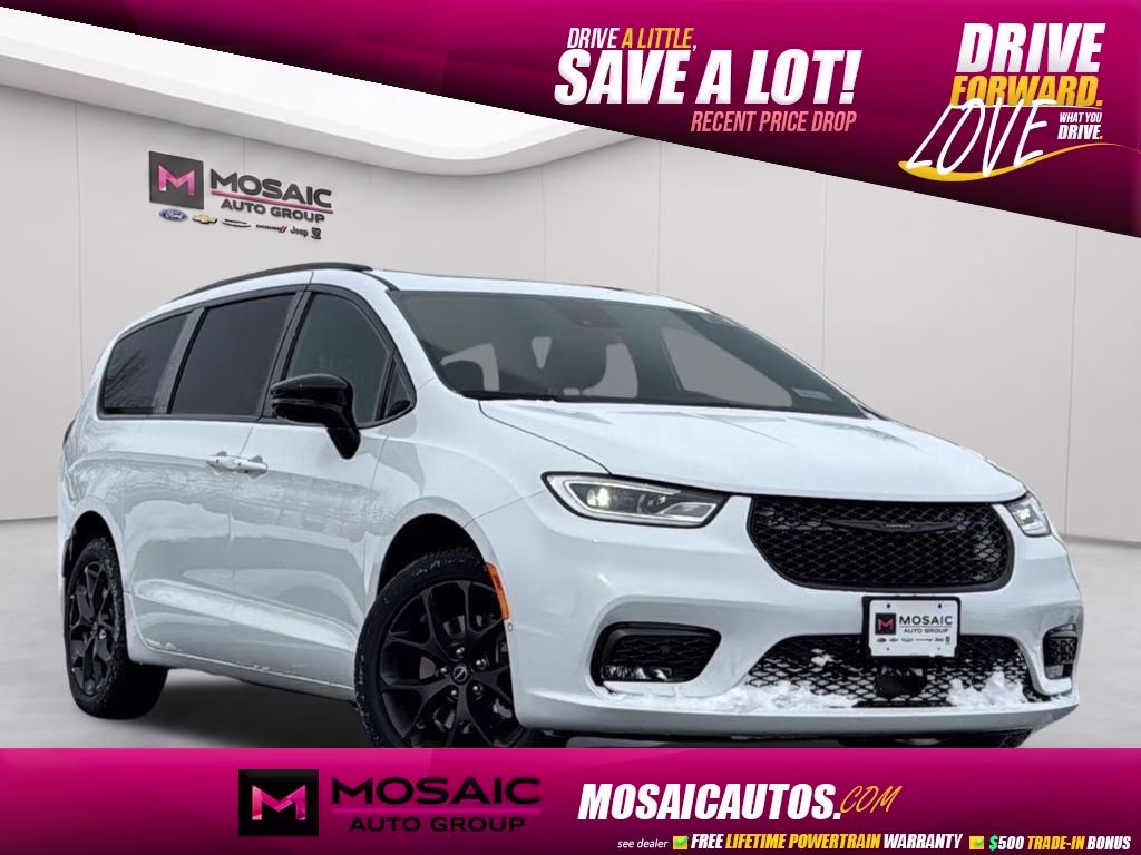 2026 Bright White Clearcoat Chrysler Pacifica Select AWD Van