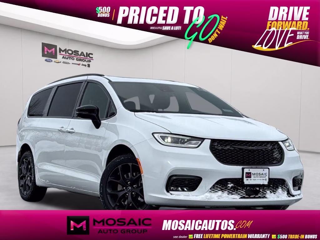 2026 Bright White Clearcoat Chrysler Pacifica Select AWD Van