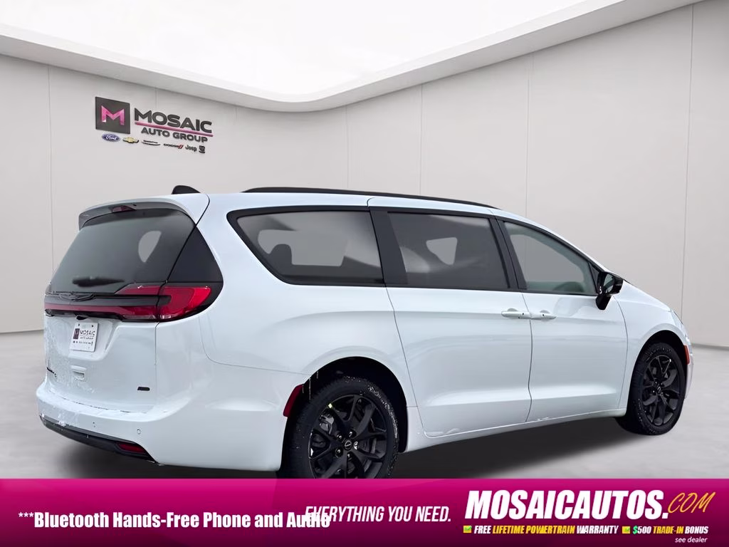 2026 Bright White Clearcoat Chrysler Pacifica Select AWD Van