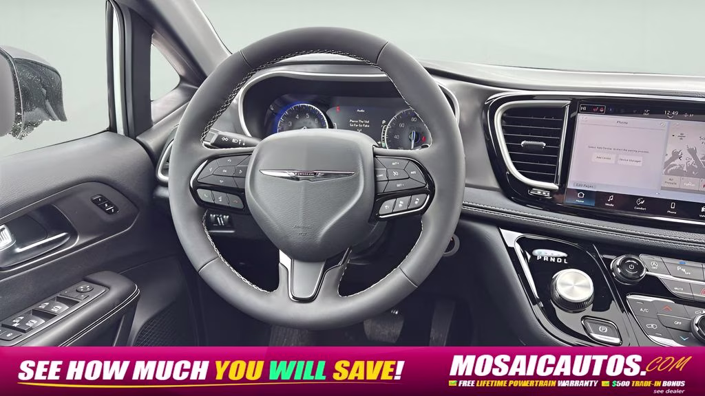 2026 Bright White Clearcoat Chrysler Pacifica Select AWD Van