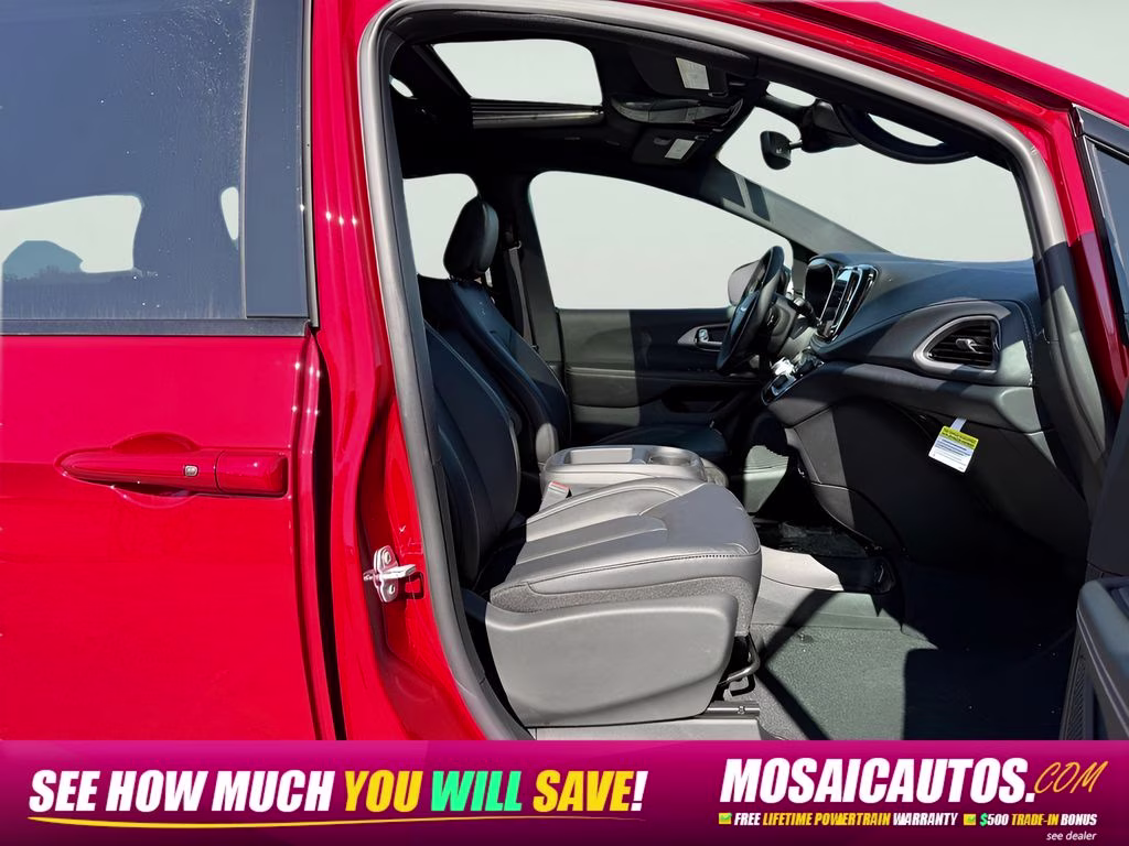 2026 Red Hot Pearlcoat Chrysler Pacifica Select AWD Van