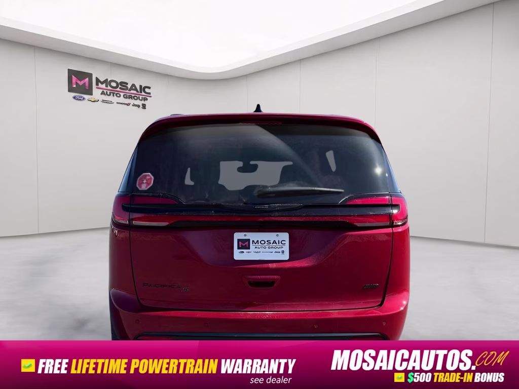2026 Red Hot Pearlcoat Chrysler Pacifica Select AWD Van
