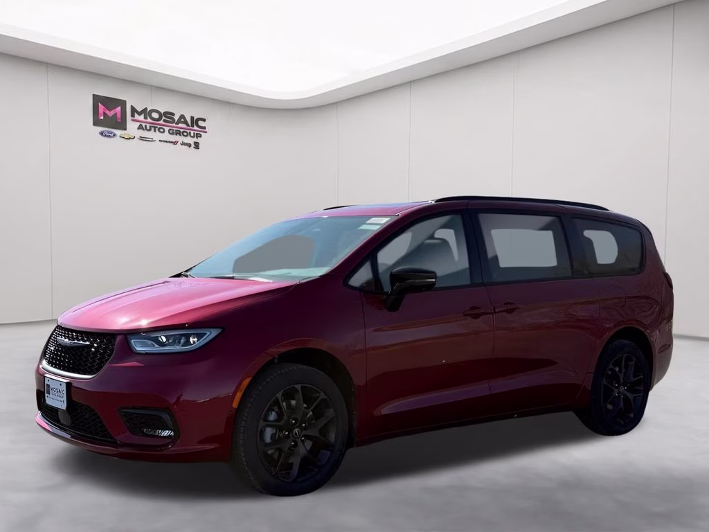 2026 Red Hot Pearlcoat Chrysler Pacifica Select AWD Van