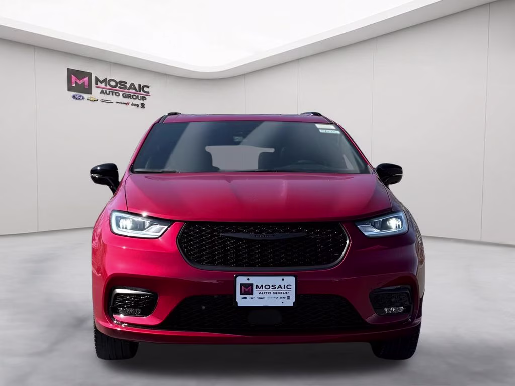 2026 Red Hot Pearlcoat Chrysler Pacifica Select AWD Van