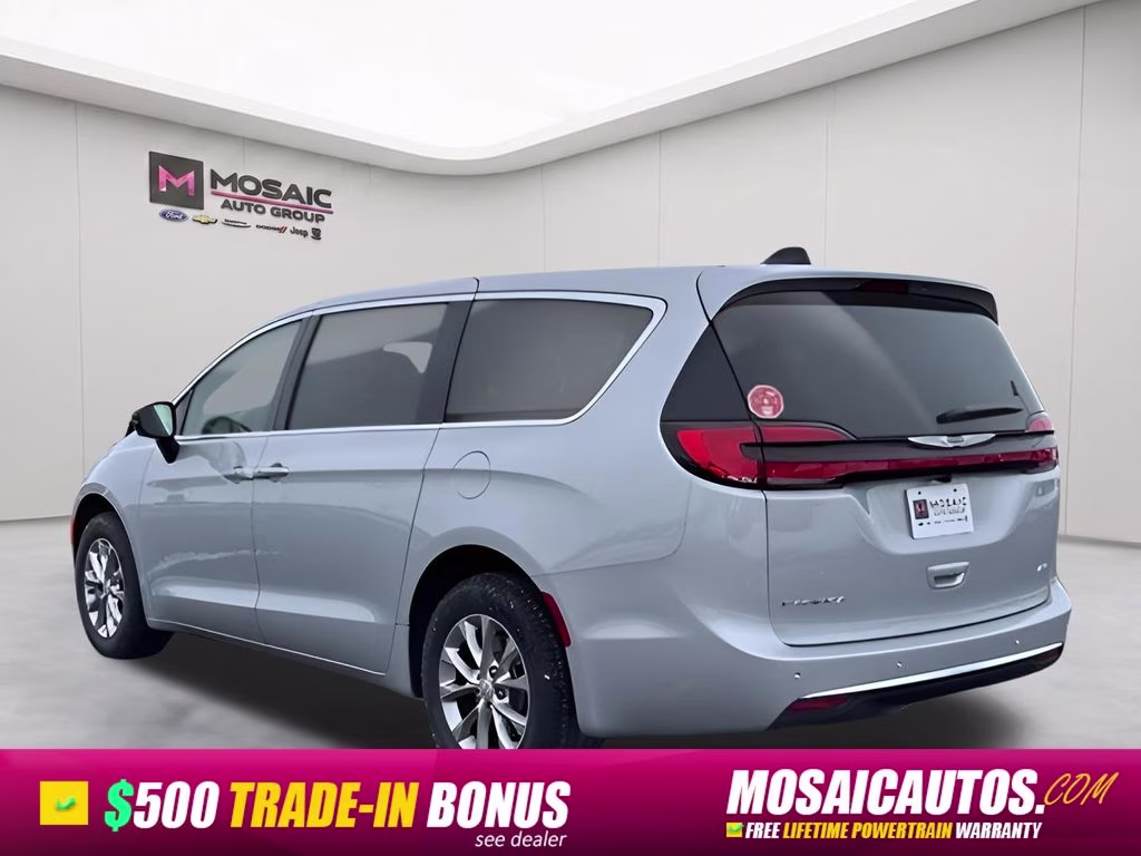 2026 Silver Mist Clearcoat Chrysler Pacifica Select Safety Sphere AWD Van