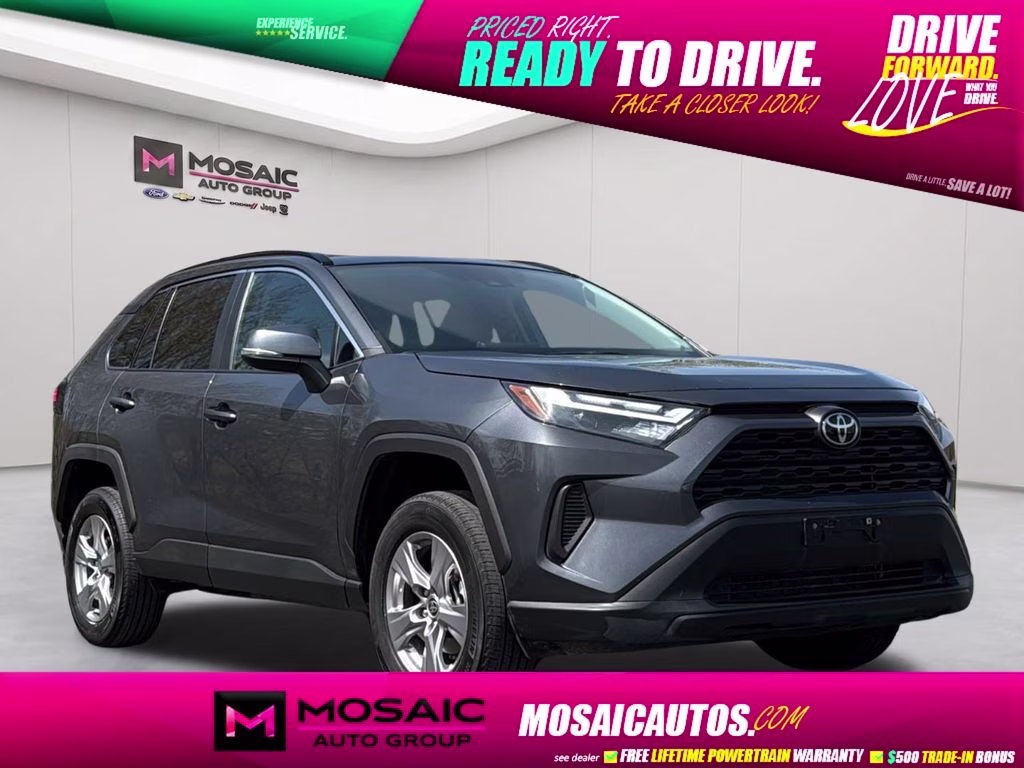 2025 Magnetic Gray Metallic Toyota RAV4 XLE AWD SUV