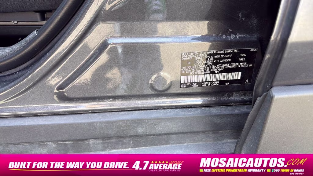 2025 Magnetic Gray Metallic Toyota RAV4 XLE AWD SUV