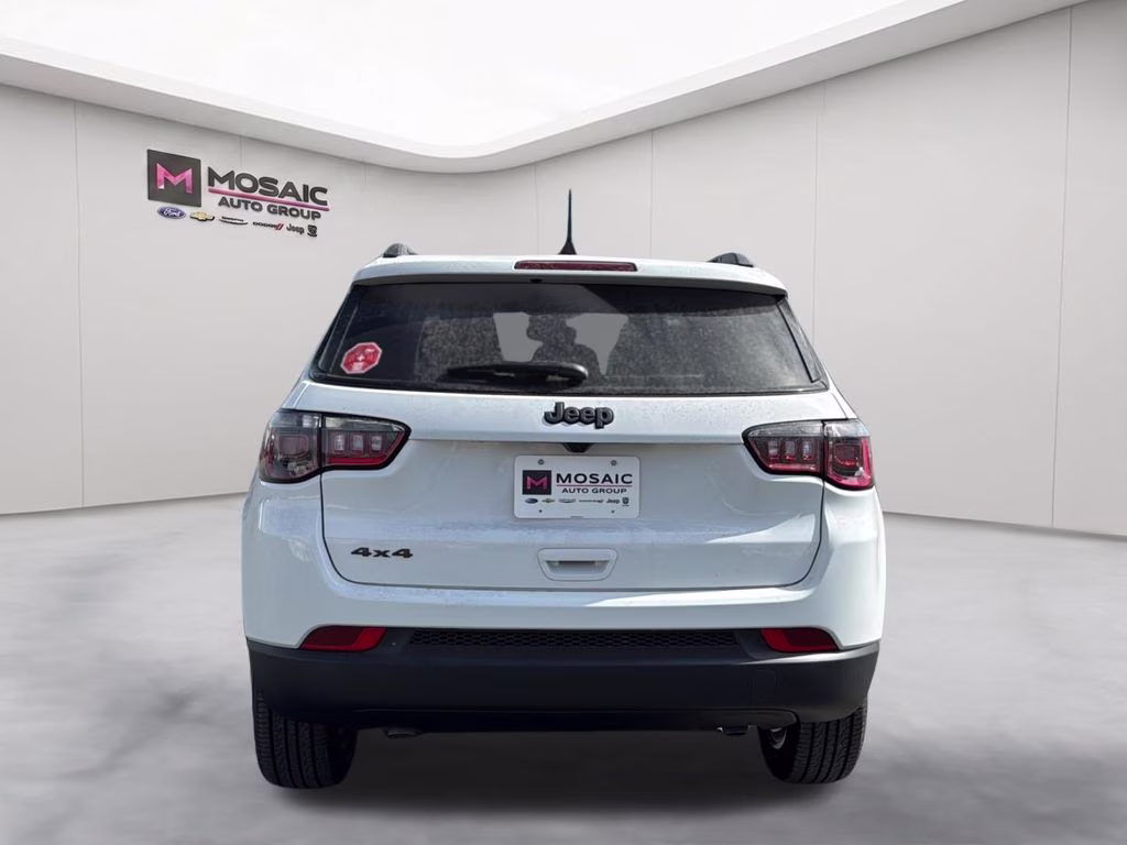 2026 Bright White Clearcoat Jeep Compass Latitude 4X4 SUV